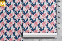 Modern Stylized Nature Leaves Wallpaper
