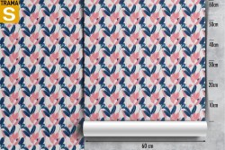 Wallpaper Design and Styles Flora and Fauna Modern Stylized Leaves Nature