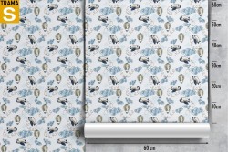 Children's Wallpaper Rockets Airplanes Hot Air Balloons Decorations and Patterns