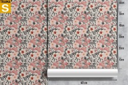 Wallpaper Design and Styles Flora and Fauna Flowers Nature Vintage