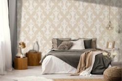 Vintage damask wallpaper pattern.