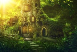 Carta da Parati Flora e Fauna Bambini Paesaggi e Natura Fantasy e Dark Foreste e Alberi Paesaggi