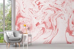 Carta da Parati colore rosa design moderno astratto