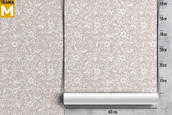 Carta da Parati Fiori Moderna Stilizzata