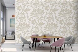 Vintage nature stylized flower wallpaper.