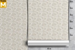 Stylized Vintage Nature Flowers Wallpaper