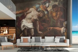 Carta da Parati dipinto Crocifissione arte