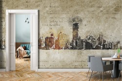 Wallpaper City Paintings and Stylized Watercolors