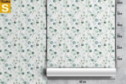 Carta da Parati Design e Stili Flora e Fauna Foglie Natura Stilizzata