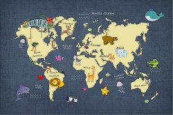 Wallpaper Maps City Transport Children Animals Birds Maps