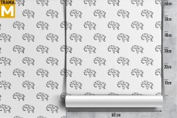 Stylized Nature Animals Wallpaper