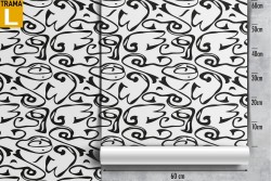 Carta da Parati linee irregolari pattern.